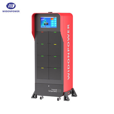 Vermelho 5000 Ciclos Bateria intercambiável Motociclo 8 Slots Bicicleta Elétrica Bateria de Troca