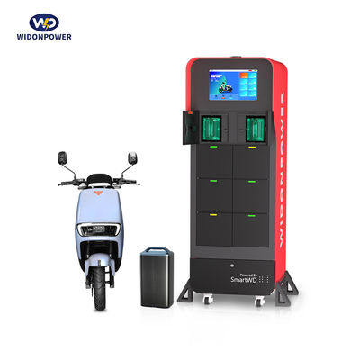 Estação de troca de baterias de motocicletas/scooters Segurança de proteção múltipla para carregamento e conveniência de vários dispositivos