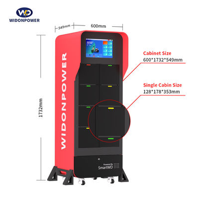 Estação de troca de baterias RFID para motos e scooters de motocicletas Rickshaws Entrada 100-240V 50/60HZ Diga adeus aos problemas de carregamento