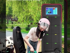 Bateria que troca a estação